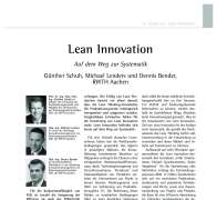 Lean Innovation