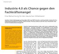 Industrie 4.0 als Chance gegen den Fachkräftemangel