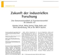 Zukunft der industriellen Forschung