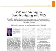 KVP und Six Sigma Beschleunigung mit MES