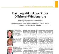 Das Logistiknetzwerk der Offshore-Windenergie