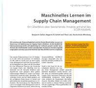 Maschinelles Lernen im Supply Chain Management