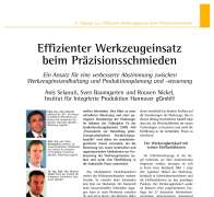 Effizienter Werkzeugeinsatz beim Präzisionsschmieden
