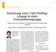 Introduction of a Cash-Pooling Solution for a Group of Companies