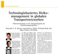 Technologiebasiertes Risikomanagement in globalen Transportnetzwerken