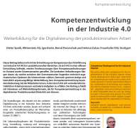 Kompetenzentwicklung in der Industrie 4.0