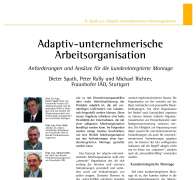Adaptiv-unternehmerische Arbeitsorganisation