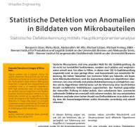 Statistische Detektion von Anomalien in Bilddaten von Mikrobauteilen