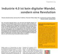 Industrie 4.0 ist kein digitaler Wandel, sondern eine Revolution