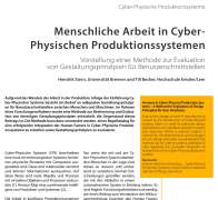 Menschliche Arbeit in Cyber-Physischen Produktionssystemen