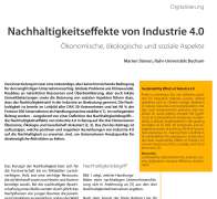 Nachhaltigkeitseffekte von Industrie 4.0