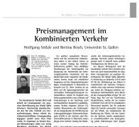 Preismanagement im Kombinierten Verkehr
