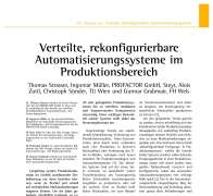 Reconfigurable Automation Systems in Manufacturing