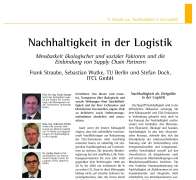 Nachhaltigkeit in der Logistik
