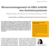 Knowledge Management at SMEs by Assistance Systems