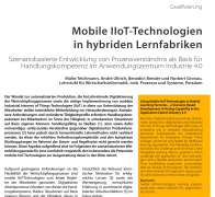 Mobile IIoT-Technologien in hybriden Lernfabriken