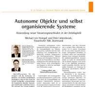 Autonomous Objects and Self-Organising Systems