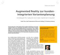 Augmented Reality zur kunden-integrierten Variantenplanung