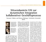 Wissensbasierte EAI zur dynamischen Integration kollaborativer Geschäftsprozesse