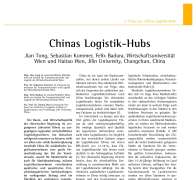 Chinas Logistik-Hubs