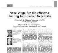 Neue Wege für die effektive Planung logistischer Netzwerke