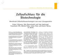 Cell Disruption for Biotechnology