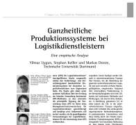 Ganzheitliche Produktionssysteme bei Logistikdienstleistern