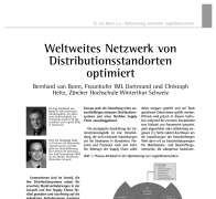 Weltweites Netzwerk von Distributionsstandorten optimiert