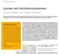 Lernen mit Assistenzsystemen