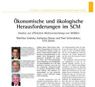 Ökonomische und ökologische Herausforderungen im SCM