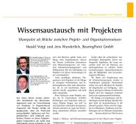 Wissensaustausch mit Projekten