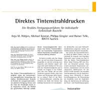 Direct Inkjet Printing