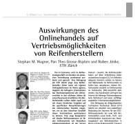 Implications of Online Trading on Tire Producers’ Sales Potentials