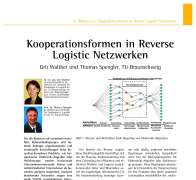 Cooperation in Reverse Logistic Networks