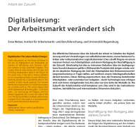 Digitalisierung: Der Arbeitsmarkt verändert sich