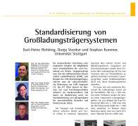 Standardisierung von Großladungsträgersystemen