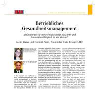Betriebliches Gesundheitsmanagement