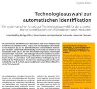 Technologieauswahl zur automatischen Identifikation