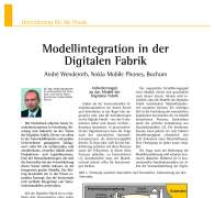 Modellintegration in der Digitalen Fabrik