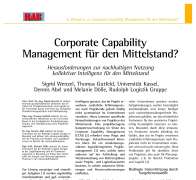 Corporate Capability Management für den Mittelstand?