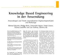 Knowledge Based Engineering in der Anwendung