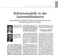 Referenzmodelle in der Automobilindustrie
