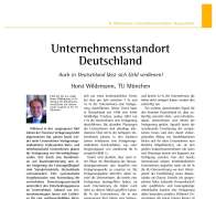 Unternehmensstandort Deutschland