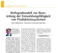 Entwicklungsfähigkeit von Produktionssystemen