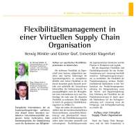 Flexibilitätsmanagement in einer Virtuellen Supply Chain Organisation