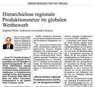 Hierarchielose regionale Produktionsnetze im globalen Wettbewerb