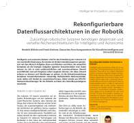 Rekonfigurierbare Datenflussarchitekturen in der Robotik