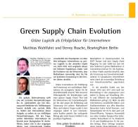 Green Supply Chain Evolution