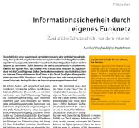 Informationssicherheit durch eigenes Funknetz