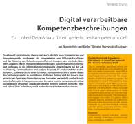 Digital verarbeitbare Kompetenzbeschreibungen
